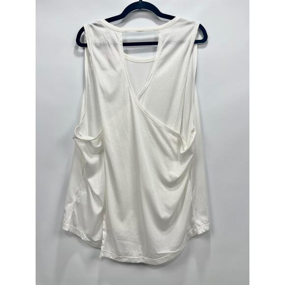 Nike‎ Yoga Dri-Fit Off-White Flyaway Training Tank - Picture 2 of 2